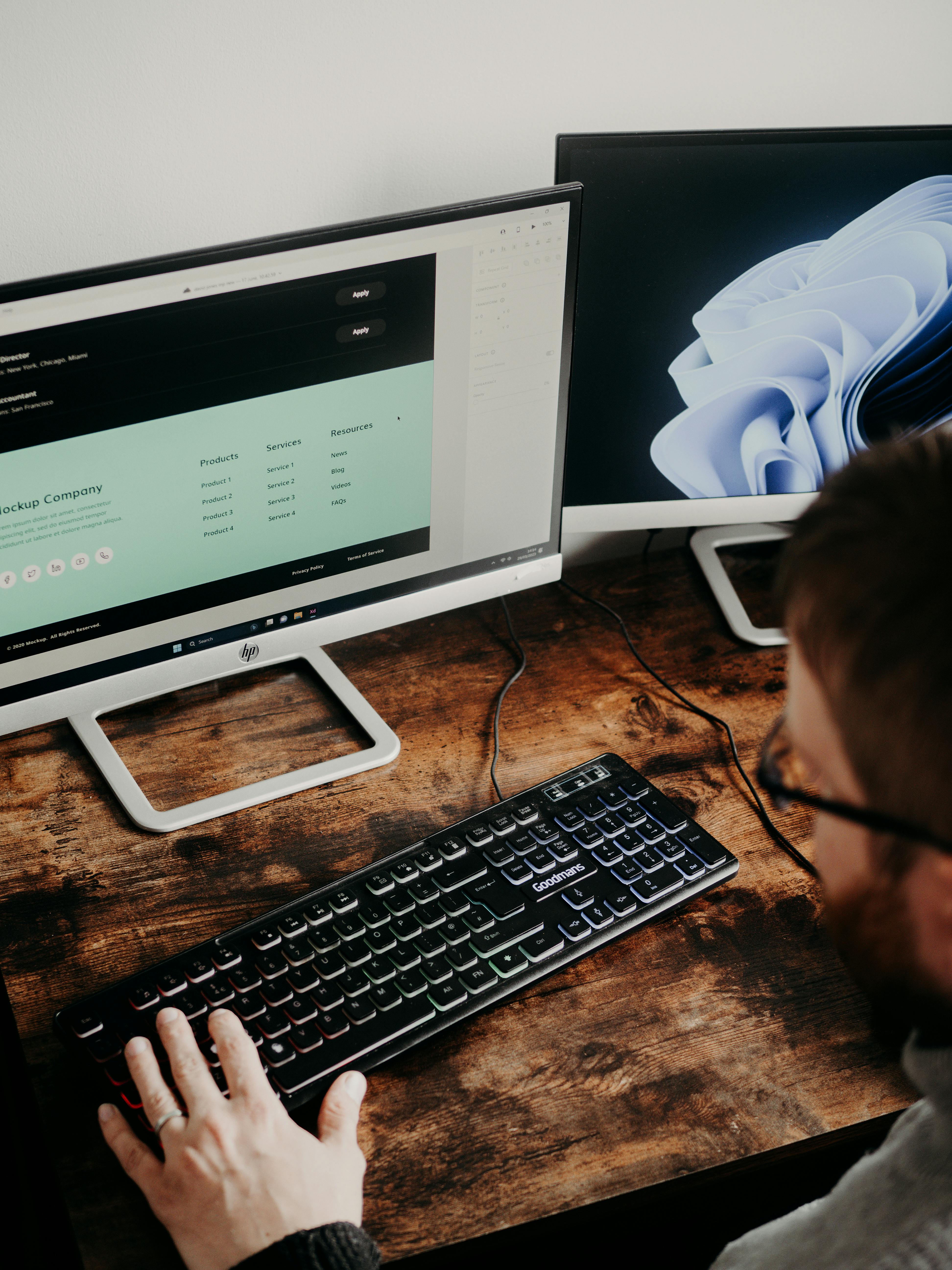 Modern web development illustration